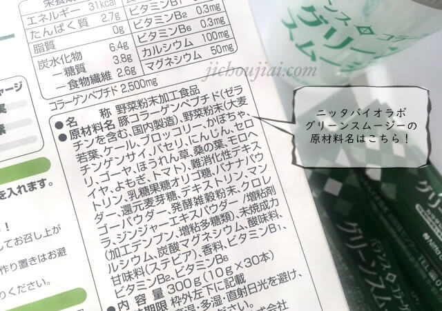 原材料名